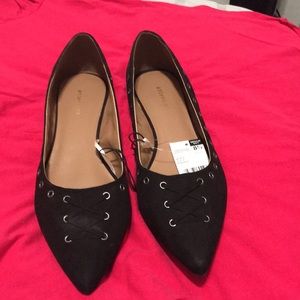 Attention women’s marina ballet flat. Black. 8.5 m